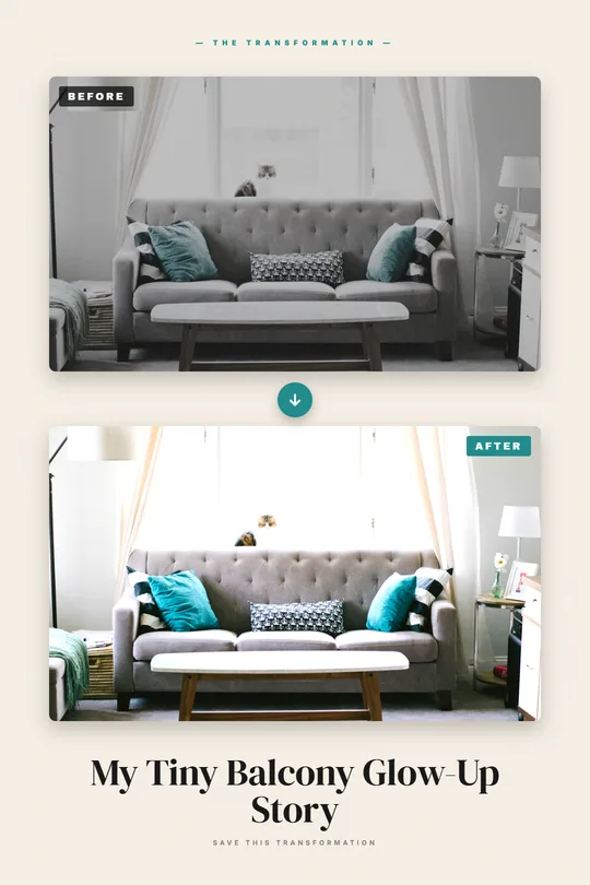 Before &amp; After template example